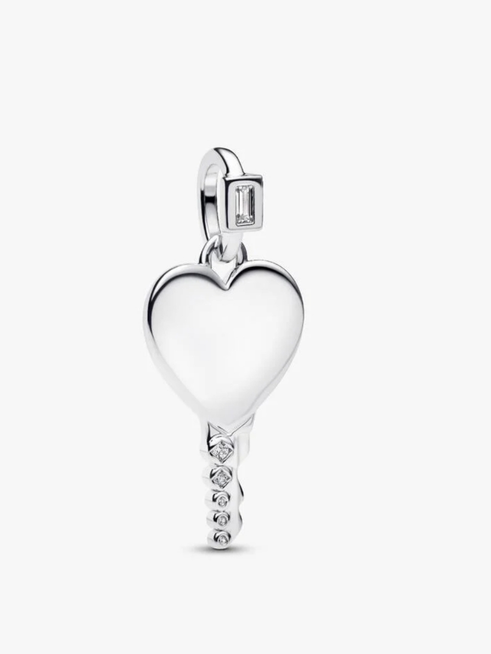 BNWB Pandora Engravable Heart Key Pendant